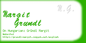 margit grundl business card