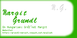 margit grundl business card